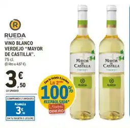 E.Leclerc GARCIA CARRION Vino blanco verdejo "mayor de castilla". oferta