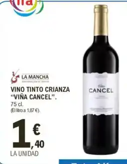 E.Leclerc VIÑA CANCEL Vino tinto crianza oferta