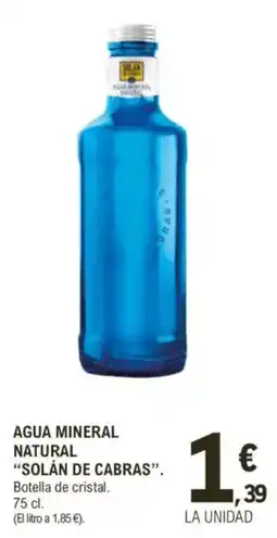 E.Leclerc Agua mineral natural "solán de cabras". oferta