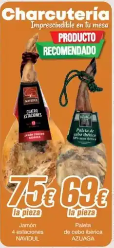 SPAR Fragadis Azuaga - jamon 4 estaciones de cebo iberica oferta