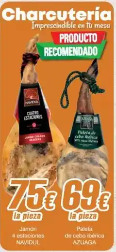 SPAR Fragadis Azuaga - jamon 4 estaciones de cebo iberica oferta