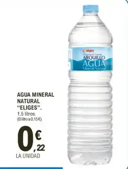 E.Leclerc IFA ELIGES Agua mineral natural oferta