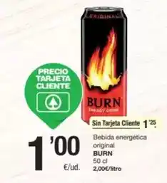 SPAR Fragadis Burn - bebida energética original oferta