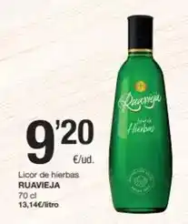 SPAR Fragadis Ruavieja - licor de hierbas oferta
