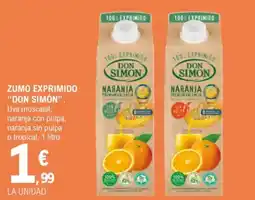 E.Leclerc DON SIMON Zumo exprimido oferta