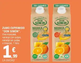 E.Leclerc DON SIMON Zumo exprimido oferta