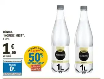 E.Leclerc "NORDIC MIST" Tónica oferta