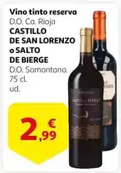Alcampo San lorenzo - vino tinto reserva d.o. ca. rioja oferta
