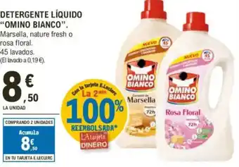 E.Leclerc OMINO BIANCO Detergente líquido oferta