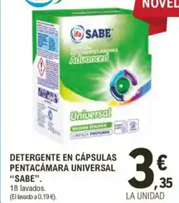 E.Leclerc IFA SABE Detergente en cápsulas pentacámara universal oferta