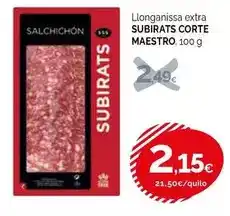 Condis Subirats - llonganissa extra oferta