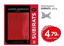 Condis Subirats - pernil reserva oferta