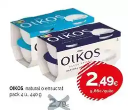 Condis Oikos - natural o ensucrat oferta