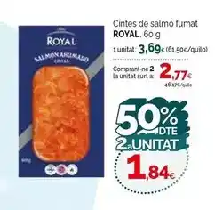 Condis Royal - cintes de salmo fumat oferta