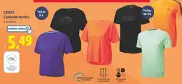 Lidl Crivit - camiseta térmica oferta