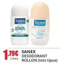 Perfumeries Facial Sanex - desodorant rollon oferta