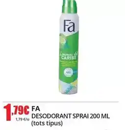 Perfumeries Facial Fa - desodorant sprai 200 ml oferta