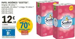 E.Leclerc SCOTTEX Papel higiénico oferta