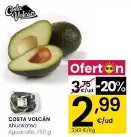 Eroski Costa volcán - aguacate oferta