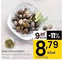 Eroski Almeja marinera bolsa oferta