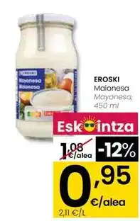 Eroski Eroski - mayonesa oferta