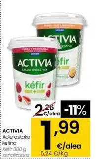 Eroski Activia - kefir oferta