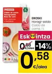 Eroski Eroski - caldo de carne oferta