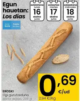 Eroski Eroski - barra aspas oferta