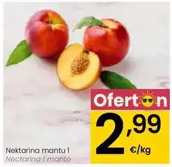 Eroski Nectarina 1 manto oferta