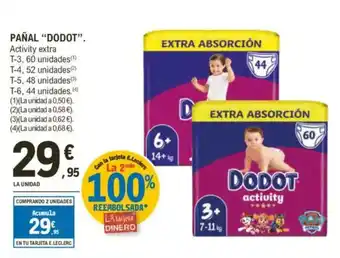 E.Leclerc DODOT Pañal oferta