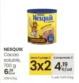 Eroski Nesquik - cacao soluble oferta