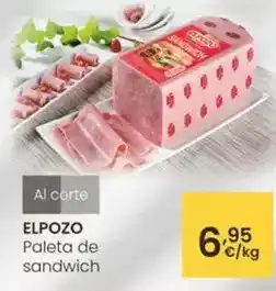 Eroski Elpozo - paleta de sandwich oferta