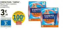 E.Leclerc TAMPAX Compak pearl oferta