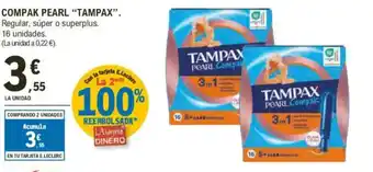 E.Leclerc TAMPAX Compak pearl oferta