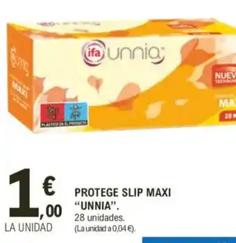 E.Leclerc IFA UNNIA Protege slip maxi oferta