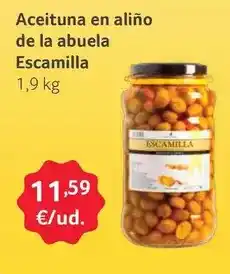 GM Cash & Carry Escamilla - aceituna en alino de la abuela oferta