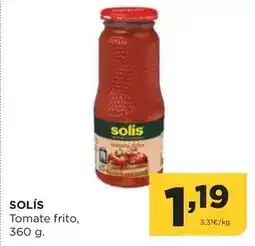Alimerka Solís - tomate frito oferta