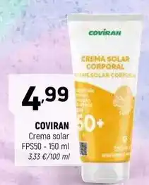Coviran Coviran - crema solar fps50 oferta