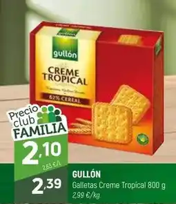 Coviran Gullón - galletas creme tropical oferta