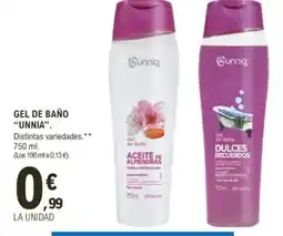E.Leclerc IFA UNNIA Gel de baño oferta