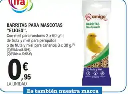 E.Leclerc IFA ELIGES Barritas para mascotas oferta