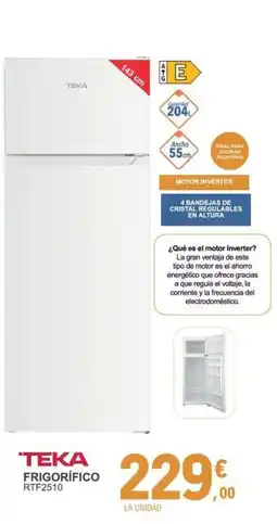 E.Leclerc 'TEKA Frigorífico rtf2510 oferta