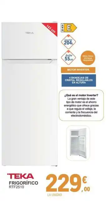 E.Leclerc 'TEKA Frigorífico rtf2510 oferta
