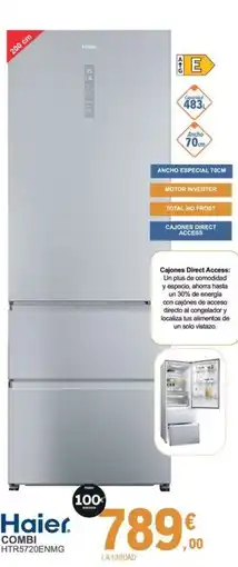 E.Leclerc HAIER Combi HTR5720ENMG oferta