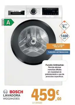E.Leclerc BOSCH Lavadora wgg244z0es oferta