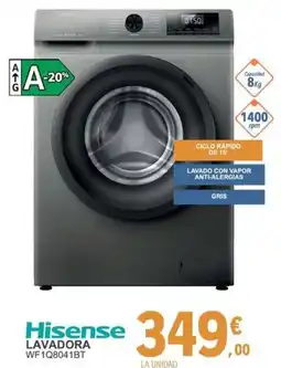 E.Leclerc HISENSE Lavadora wf1q8041bt oferta