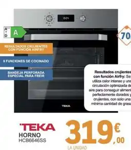 E.Leclerc TEKA Horno hcb6646ss oferta