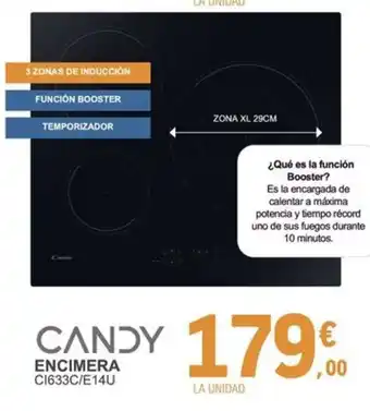 E.Leclerc CANDY Encimera c1633c/e14u oferta