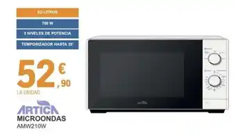 E.Leclerc ARTICA Microondas amw210w oferta