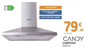E.Leclerc CANDY Campana cce116 oferta